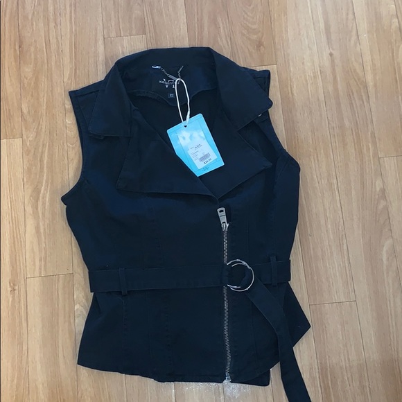 NWT Motto Vest in Black - Picture 8 of 12